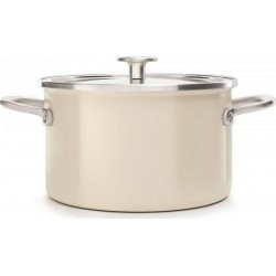 Kitchenaid Cocotte - Marmite Faitout 24cm email creme