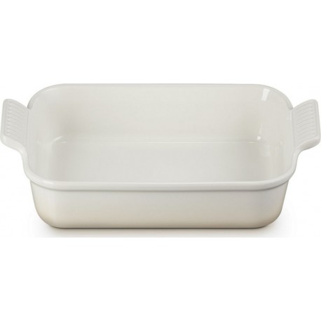 Le Creuset Moule - Plat Plat au four rectangulaire heritage 26cm meringu