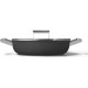 Smeg Casserole - Sauteuse Sauteuse diam 28cm tout feux noir mat