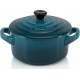 Le Creuset Mijoteur - Cocotte Mini cocotte CERAMIQUE DEEP TEAL 10cm