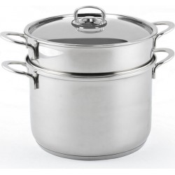 Bialetti Cocotte - Marmite Cuit pâtes Pastapot 22cm avec panier