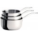 Cristel Batterie de cuisine Casserole Master Set de 3 inox 16 18 20cm