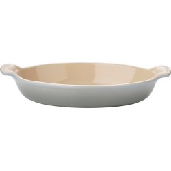 Le Creuset Moule - Plat Plat au four Heritage ovale Mist grey 34x42cm