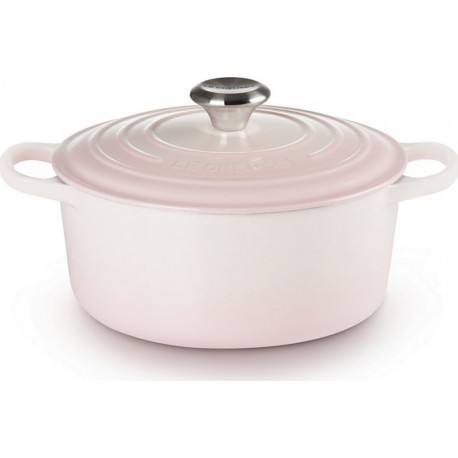 Le Creuset Mijoteur - Cocotte Cocotte ronde 24cm Shell Pink