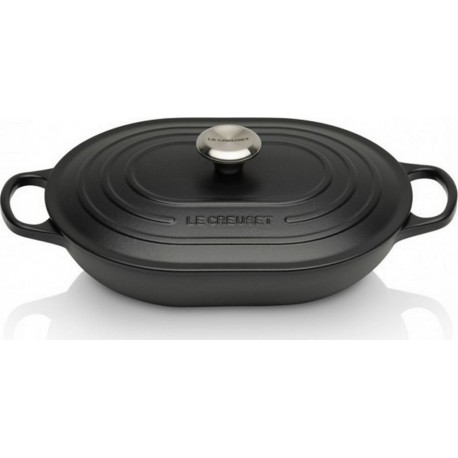 Le Creuset Mijoteur - Cocotte Cocotte OBLONGUE NOIR MAT 31 CM