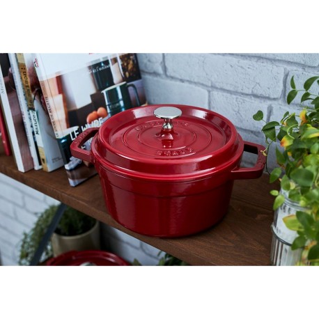 Staub Mijoteur - Cocotte Cocotte 22cm Bordeaux 2.6 L