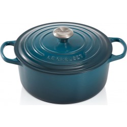 Le Creuset Mijoteur - Cocotte Cocotte SIGNATURE DEEP TEAL 24CM