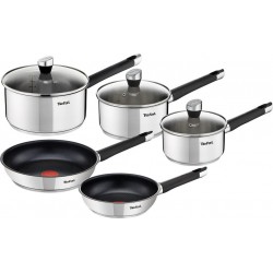 Tefal Batterie de cuisine Emotion inox induction 5 pcs E823S524