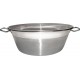 Baumalu Cocotte - Marmite Bassine à confiture 38cm acier inoxydable