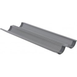 De Buyer Accessoire cuisinière Plaque de cuisson a 2 baguettes 4713.02