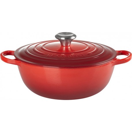 Le Creuset Cocotte - Marmite Marmite cerise 28cm interieur noir