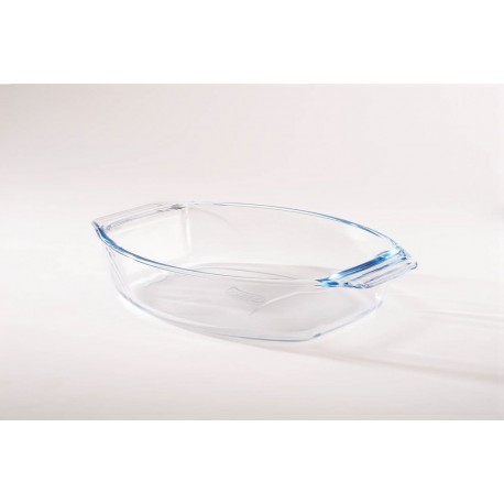 Pyrex Plat à four en verre ovale verre 39 x 27cm IRRESISTIBLE