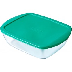 Pyrex Plat rectangulaire avec couvercle 23 x 15cm COOK & STORE