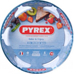 Pyrex Moule à gâteaux en verre 26cm BAKE & ENJOY