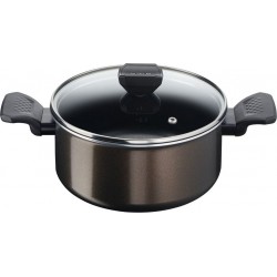 Tefal Faitout aluminium + couvercle EASY COOK & CLEAN 20cm