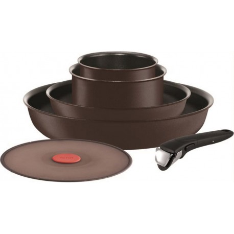 Tefal Batterie de cuisine Induction 6 pièces Cacao INGENIO CHEF Aluminium