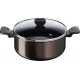 Tefal Faitout aluminium + couvercle EASY COOK & CLEAN 24cm