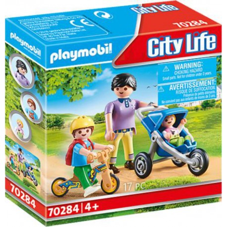 Playmobil 70284 - City Life - Maman avec enfants