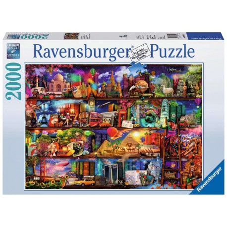 Ravensburger Puzzle 2000 pièces - Le monde des livres