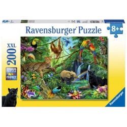 Ravensburger Puzzle 200 p XXL - Animaux de la jungle