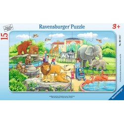 Ravensburger Puzzle cadre 15 pièces - Excursion au Zoo