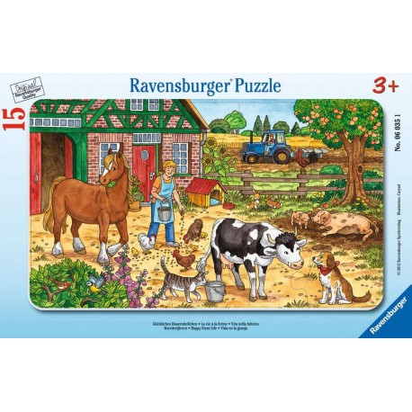 Ravensburger Puzzle cadre 15 pièces - La vie à la ferme