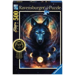 Ravensburger Puzzle 500 p Star Line - Loup lumineux