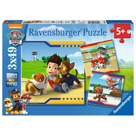 Ravensburger Puzzles 3x49 pièces - Héros à fourrure / Pat'Patrouille