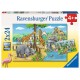 Ravensburger Puzzles 2x24 pièces - Bienvenue au zoo