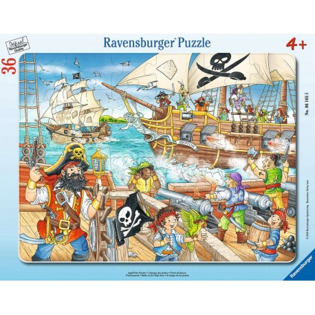 Ravensburger Puzzle cadre 30-48 pièces - L'attaque des pirates