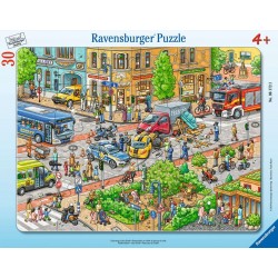 Ravensburger Puzzle cadre 30-48 pièces - Promenades en ville