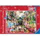 Ravensburger Puzzle 500 pièces - Le train de Noël Disney 14739