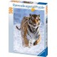 Ravensburger 14475 Puzzle 500 pièces - Tigre dans la neige