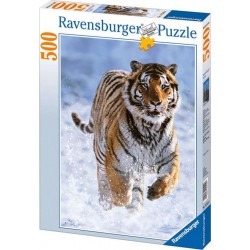 Ravensburger 14475 Puzzle 500 pièces - Tigre dans la neige