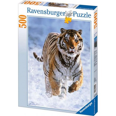 Ravensburger 14475 Puzzle 500 pièces - Tigre dans la neige