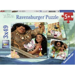 La Reine Des Neiges 2 Puzzles 3x49 Pieces - Le Voyage Commence