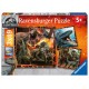 Ravensburger Puzzles 3x49 pièces - Instinct de chasseur / Jurassic World