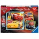 Ravensburger Puzzles 3x49 pièces - Prêts pour la course / Disney Cars 3