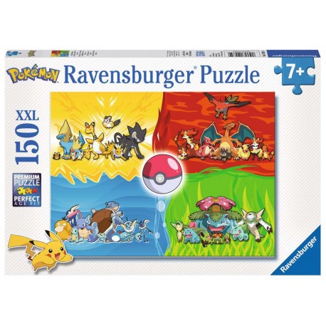 Ravensburger Puzzle 150 p XXL - Les différents types de Pokémon