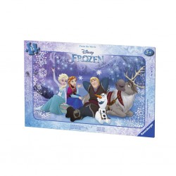 Ravensburger Puzzle cadre 15 pièces - Sous les étoiles / Disney La Reine des Neiges