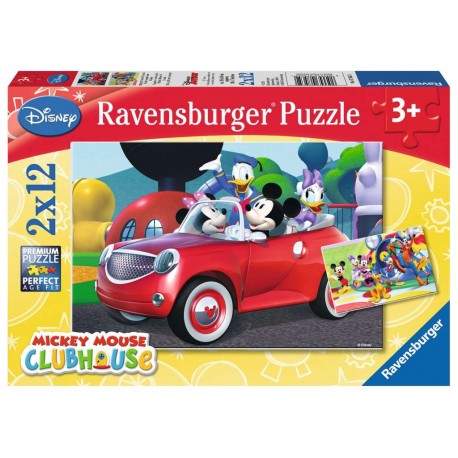 Ravensburger Puzzles 2x12 pièces - Mickey, Minnie et leurs amis / Disney