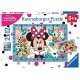 Ravensburger Puzzles 2x12 pièces - Des fleurs pour Minnie / Disney