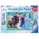 Ravensburger Puzzles 2x12 pièces - Jeux d'hiver / Disney La Reine des Neiges