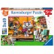 Ravensburger Puzzles 3x49 pièces - Bienvenue chez les 44 Chats !