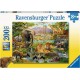 Ravensburger Puzzle 200p XXL - Animaux de la savane