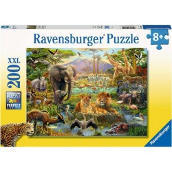 Ravensburger Puzzle 200p XXL - Animaux de la savane