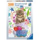 Ravensburger Puzzle 500 pièces - Chaton dans une tasse