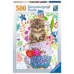 Ravensburger Puzzle 500 pièces - Chaton dans une tasse