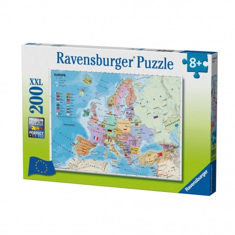 Ravensburger Puzzle 200 p XXL - Carte d'Europe