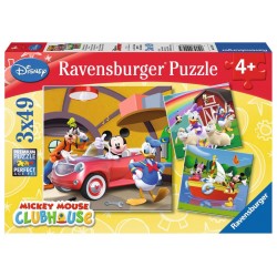 Ravensburger Puzzles 3x49 pièces - Tout le monde aime Mickey / Disney